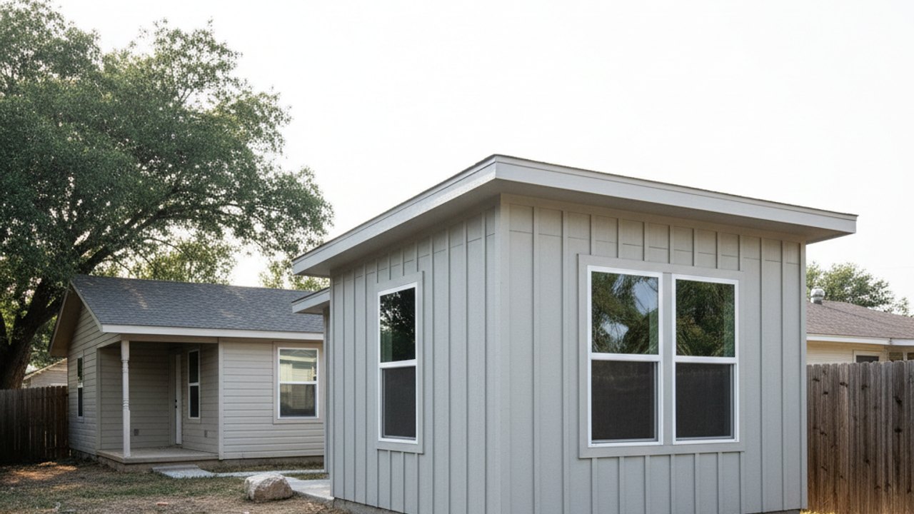 Detached ADU Construction completed by Coastal ADU Solutions in Houston, TX